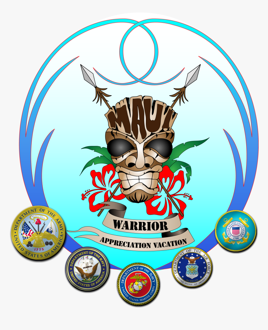 Maui Warrior Appreciation Vacation Logo - Us Navy, HD Png Download, Free Download