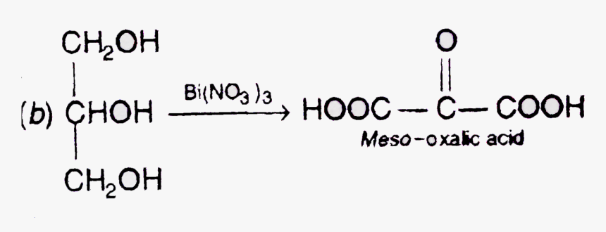 Glycerol On Oxidation With Bismuth Nitrate Produces, HD Png Download, Free Download