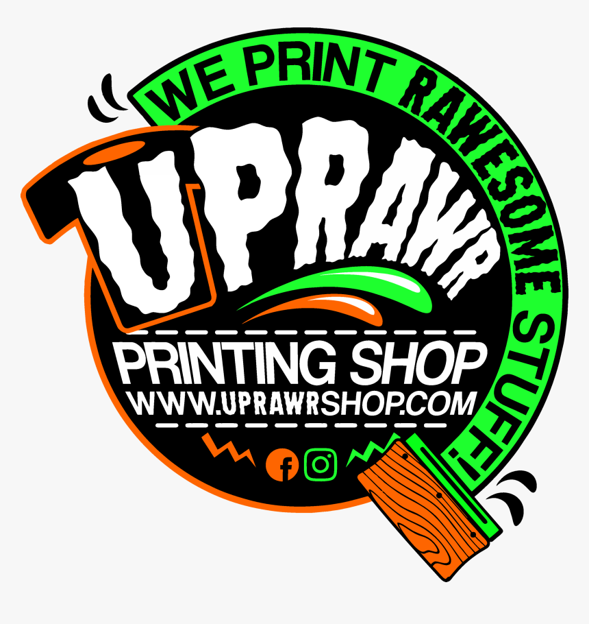 Uprawr Printing Shop - Emblem, HD Png Download, Free Download