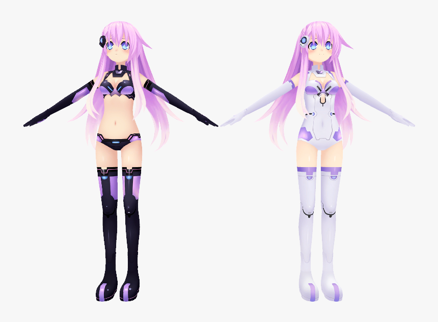 Nepgear Purple Sister - Nepgear Mmd, HD Png Download, Free Download