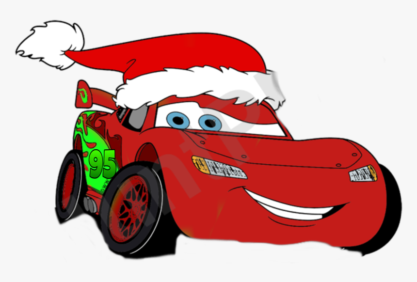 Lightning Mcqueen Christmas Clipart, HD Png Download, Free Download