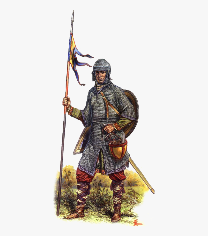 The Average Knight In The Anarchy Period Wears Chainmail - Kingdom Of Jerusalem Armor, HD Png Download, Free Download