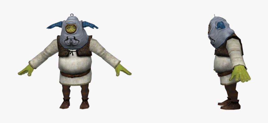 Download Zip Archive - Shrek 3d Model Png, Transparent Png, Free Download