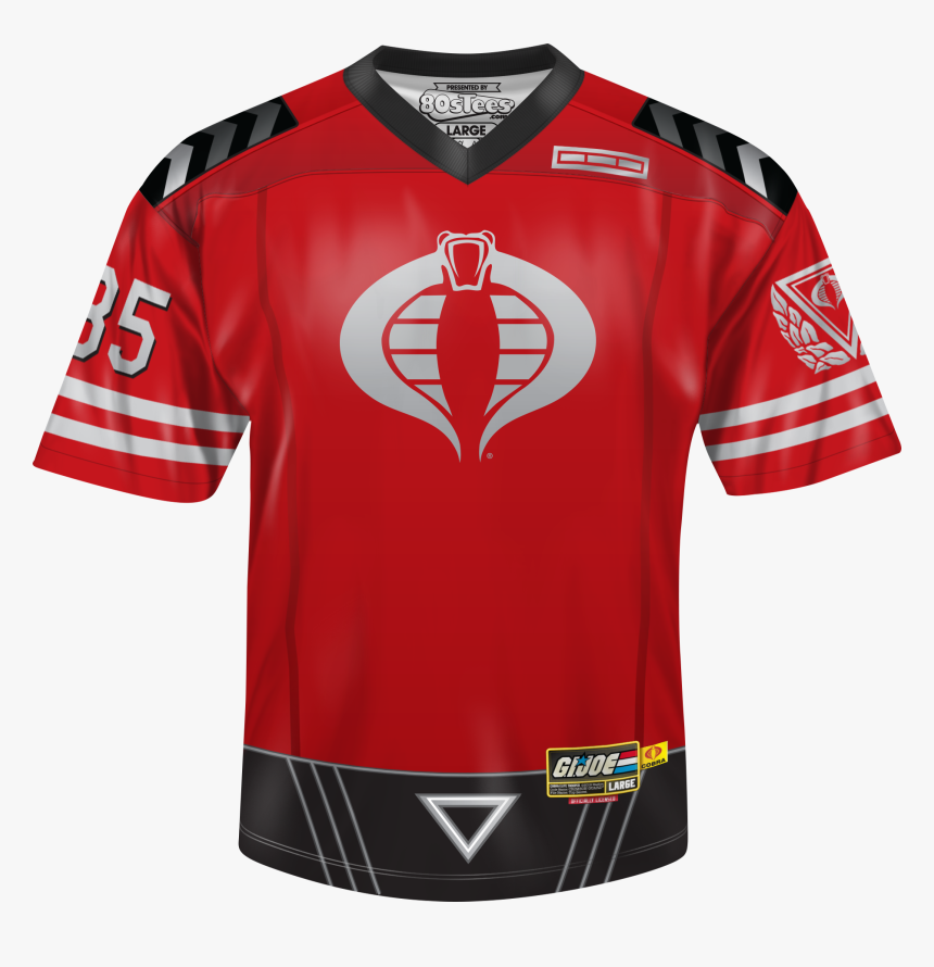 Crimson Guard Gi Joe Football Jersey - Gi Joe Cobra, HD Png Download, Free Download