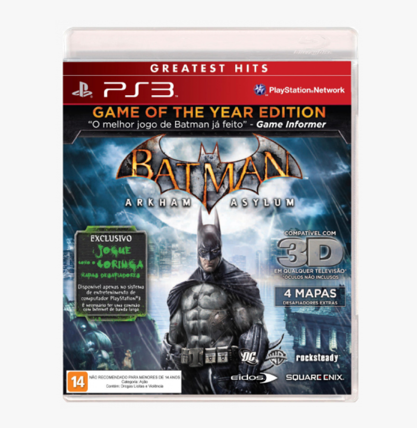 Batman Arkham Asylum, HD Png Download - kindpng