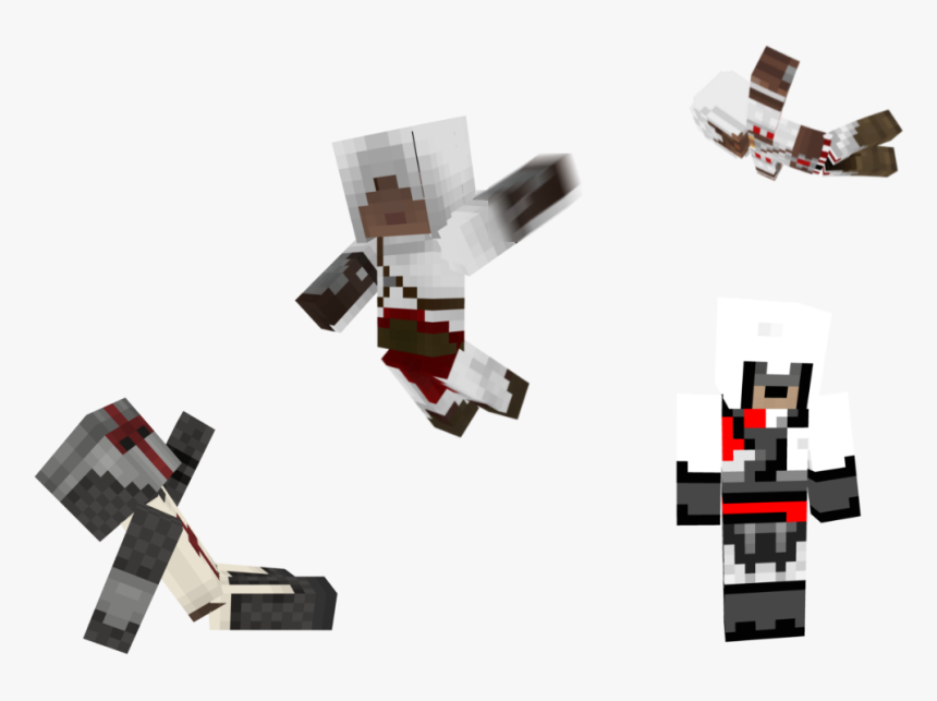 Mine Craft Png , Png Download - Minecraft Assassins Creed Skin, Transparent Png, Free Download