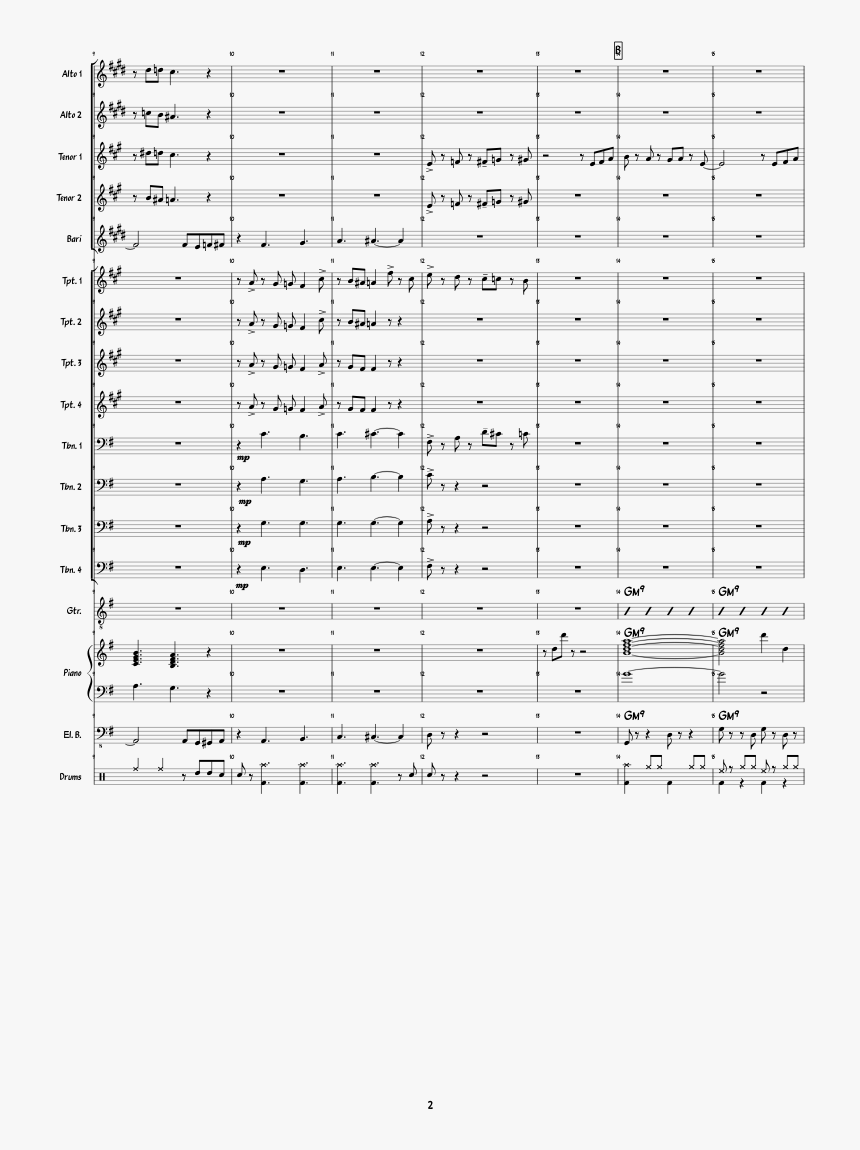 Super Mario 3d World , Png Download - Sheet Music, Transparent Png, Free Download