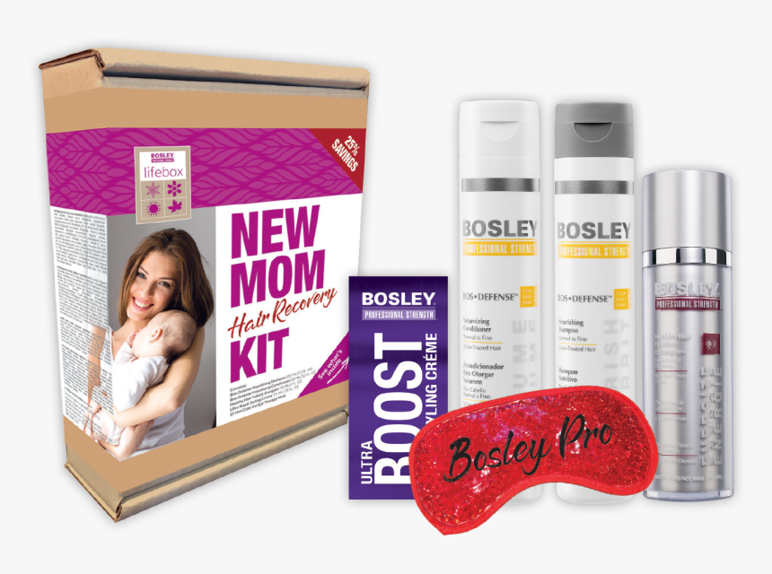 Bosley Professional Strength New Mom Kit - Brochure, HD Png Download, Free Download