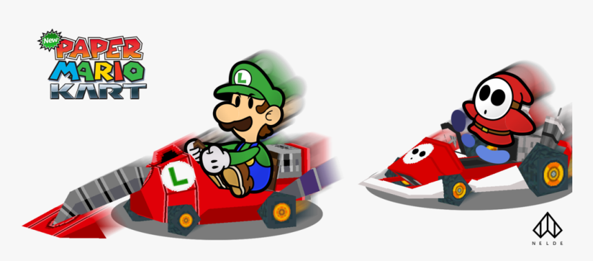 Transparent Death Mario - Super Paper Mario Kart, HD Png Download, Free Download