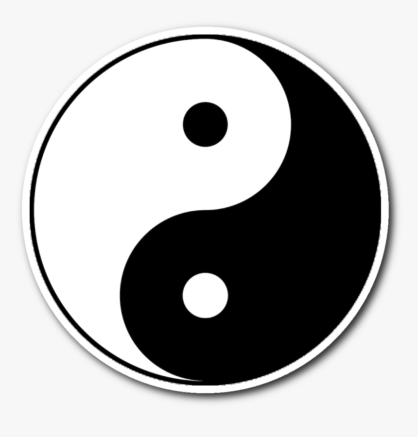 Yin Yang Clip Art, HD Png Download - kindpng