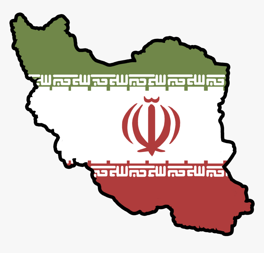 Iran Map Flag, HD Png Download, Free Download