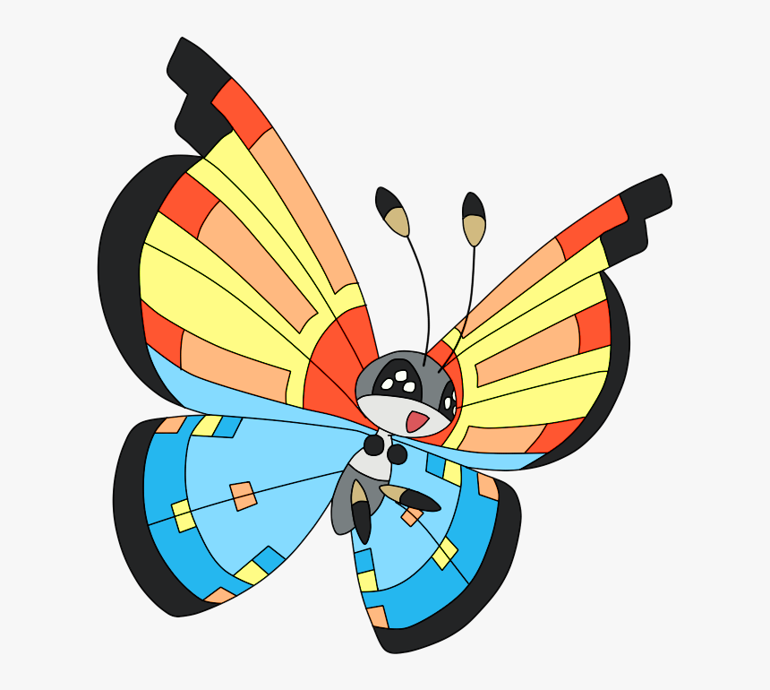 Thundurus Png , Png Download - Vivillon Sun, Transparent Png, Free Download