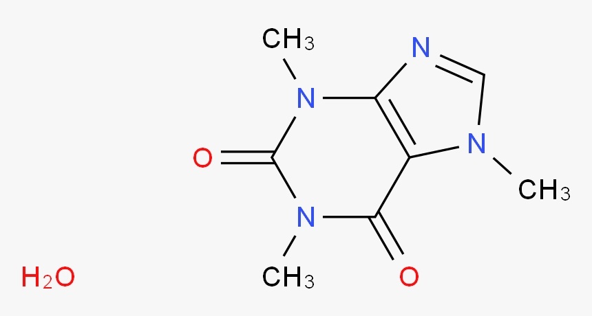 58 08 2 Molecular Structure - Theophylline, HD Png Download, Free Download