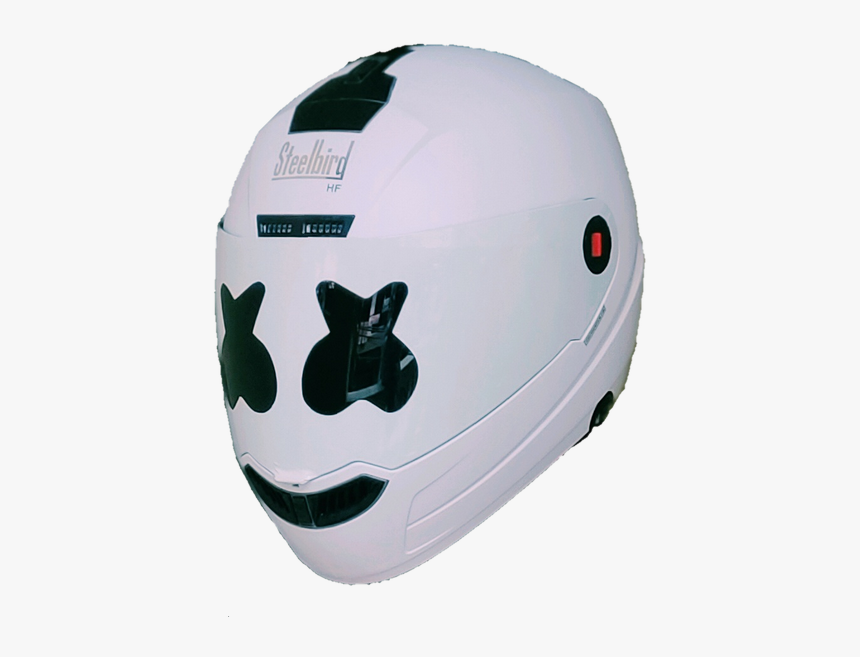Marshmello Bike Helmet India, HD Png 