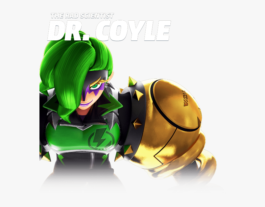 Arms - Nintendo Arms Dr Coyle, HD Png Download, Free Download