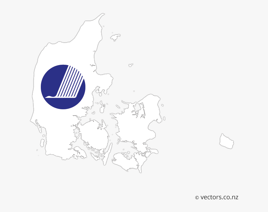 Denmark Map Black, HD Png Download, Free Download