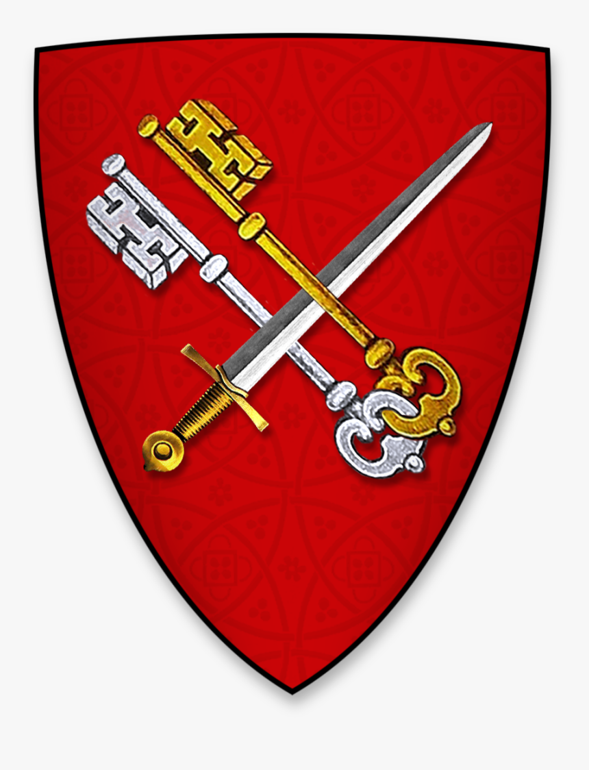 Arms Displayed By -peter Des Roches, Bishop Of Winchester, - Sword, HD Png Download, Free Download