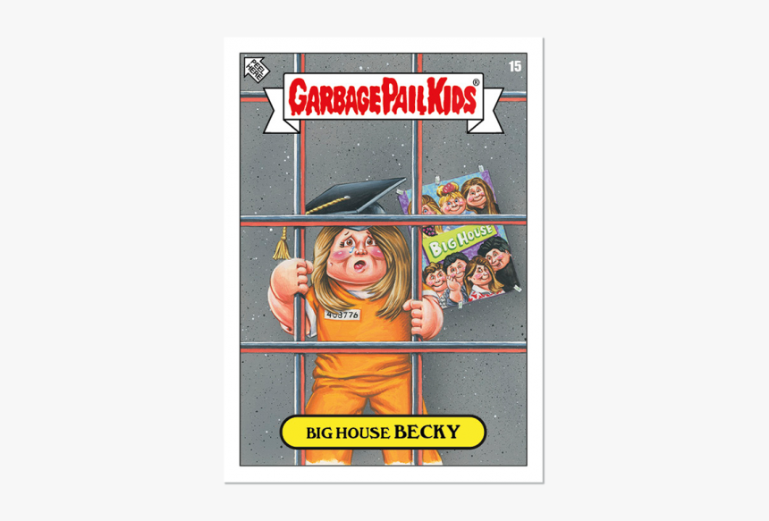 Garbage Pail Kids “2019 Was The Worst” Big House Becky - Garbage Pail Kids Cameron, HD Png Download, Free Download