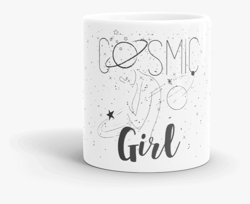 Cosmic Girl Mug Front View - Doodle, HD Png Download, Free Download