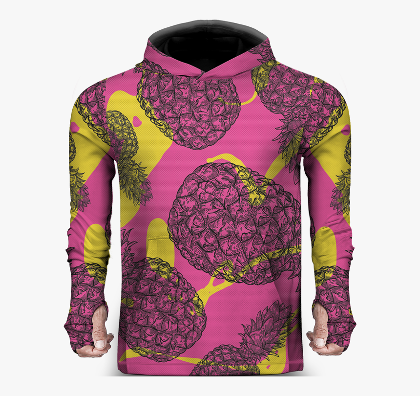 Pineapple Pink Lightweight Sun Hoodie, HD Png Download, Free Download