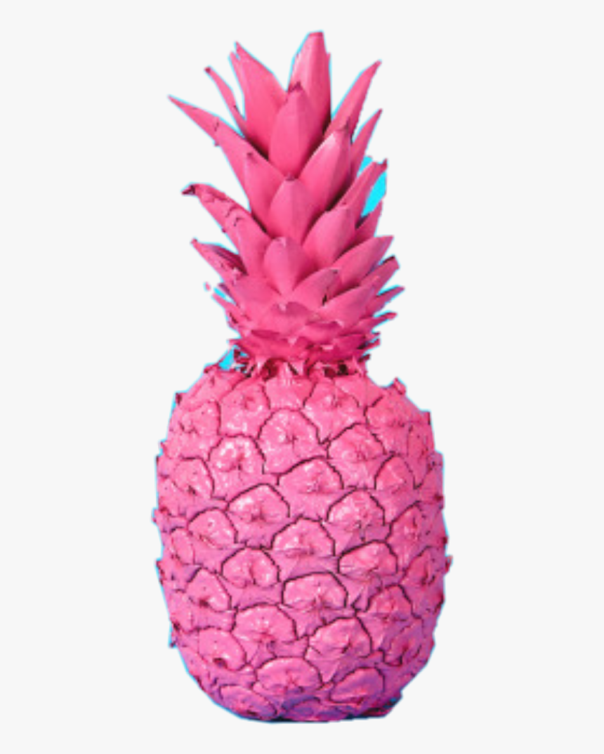 #pineapple #beach #pink #freetoedit - خلفيات انناس يلون الوردي, HD Png Download, Free Download