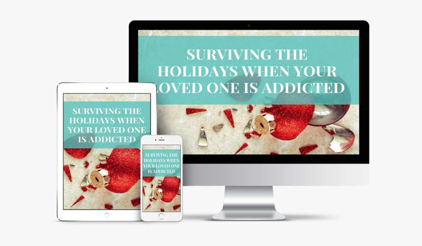 Surviving Holidays Loved One Addicted Full Mockup, HD Png Download, Free Download