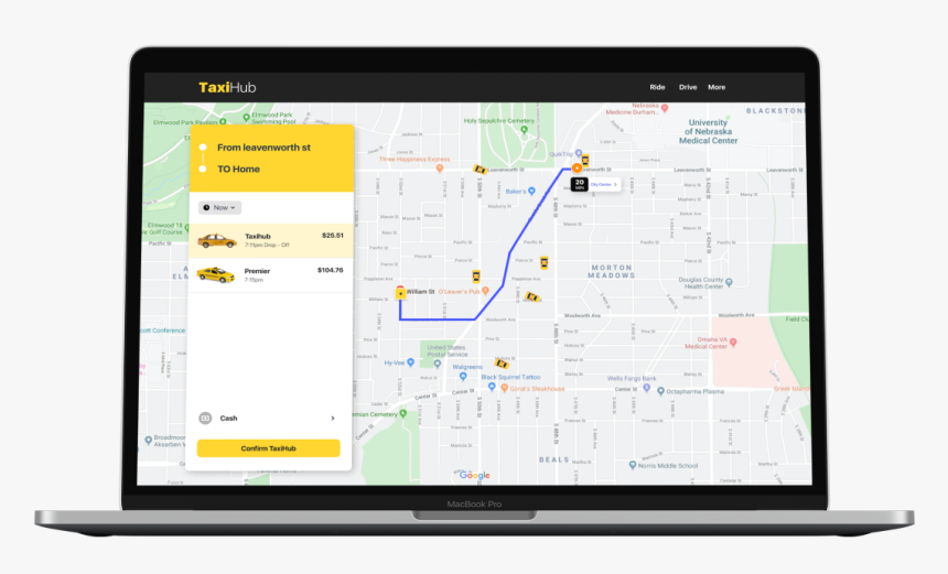 Taxi Booking App Development - Computer Monitor, HD Png Download, Free Download