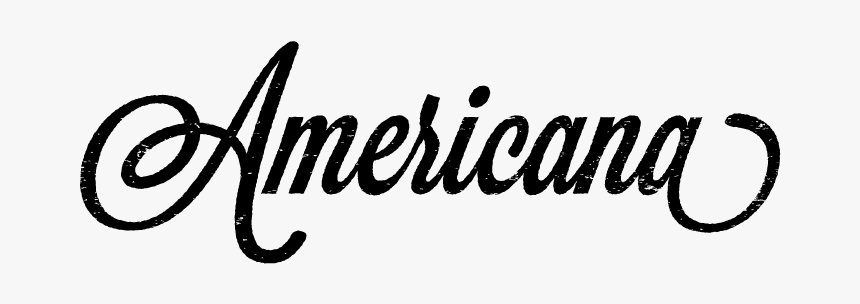 Americana Typography America Usa Lettering - Salão De Beleza, HD Png Download, Free Download