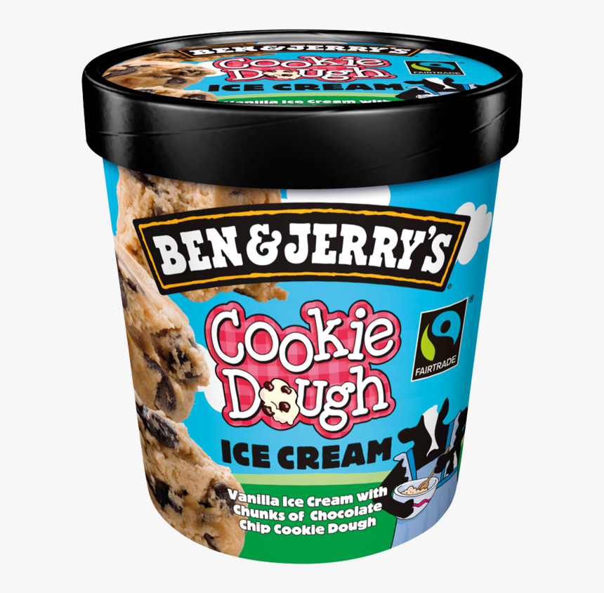 Ben And Jerrys Cookie Dough Icecream Hd Png Download Kindpng