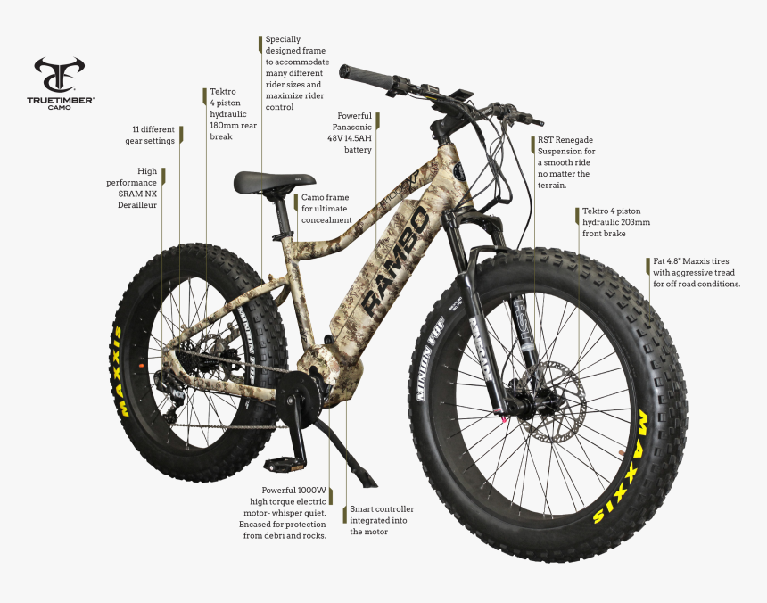 Rambo Electric Bike, HD Png Download, Free Download