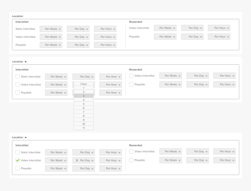 Frequency Cap Drop Down Selection, HD Png Download, Free Download