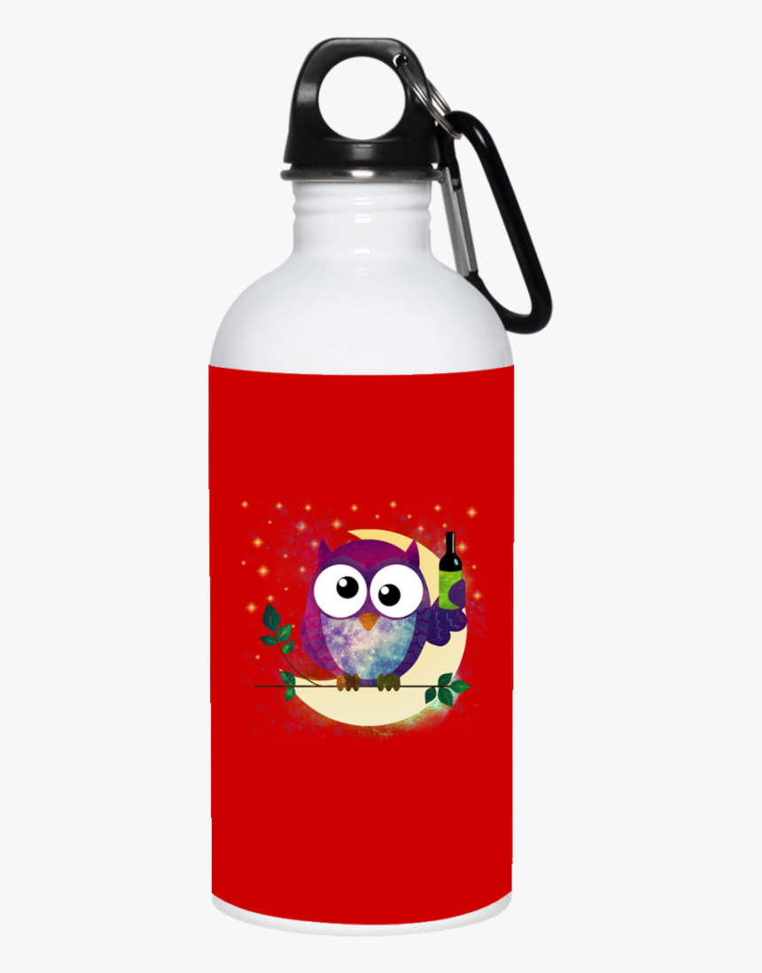 Owl Drunk Mugs - Water Bottle, HD Png Download, Free Download