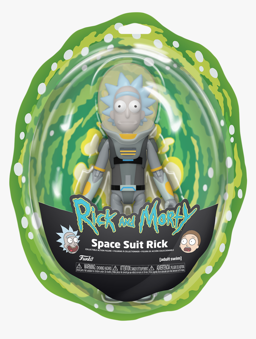 Funko Action Figure Rick & Morty Space Suit Rick, HD Png Download, Free Download