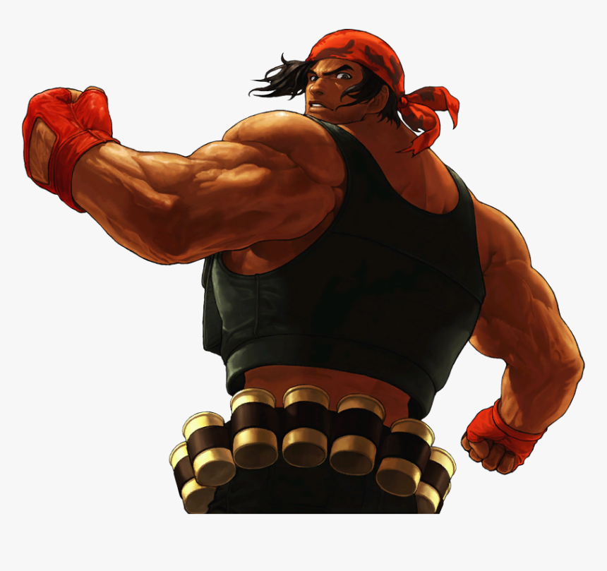 Ralf Jones Kof12 Win Portrait - King Of Fighters 13 Ralf, HD Png Download, Free Download