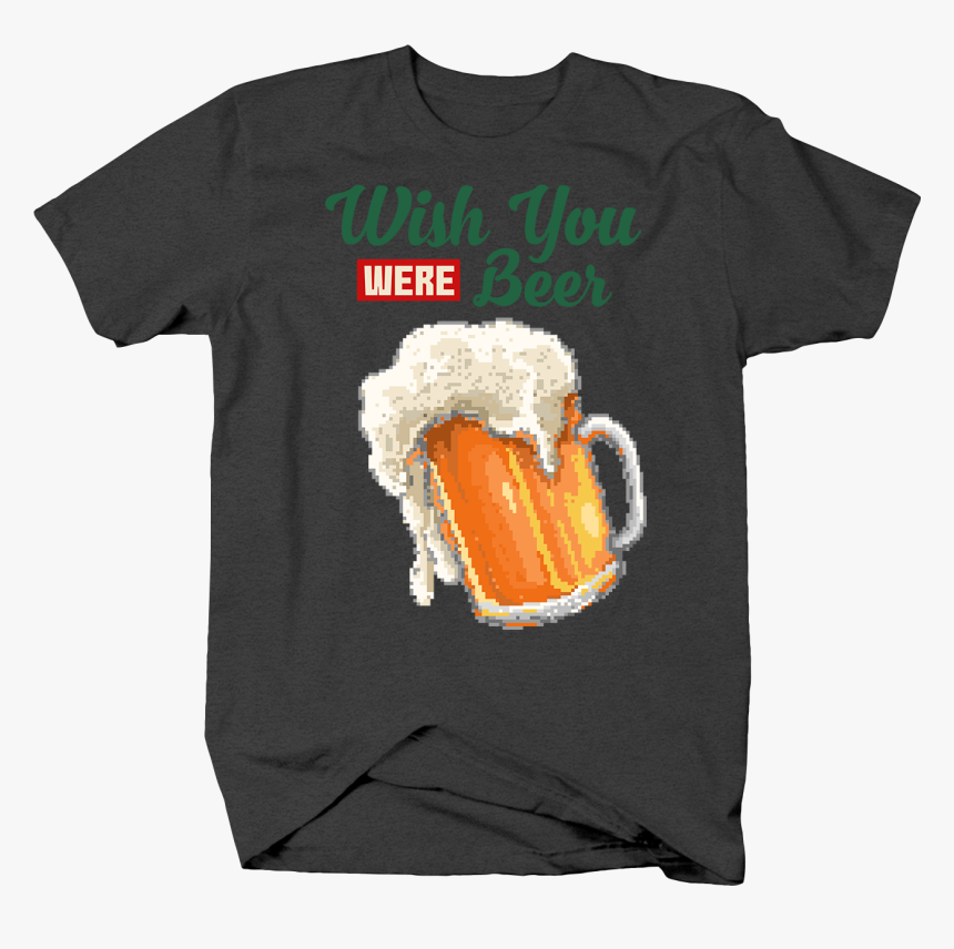 Wish You Were Beer Frothy Suds Mug Retro Pixel Art - Mens Marilyn Monroe Shirts, HD Png Download, Free Download