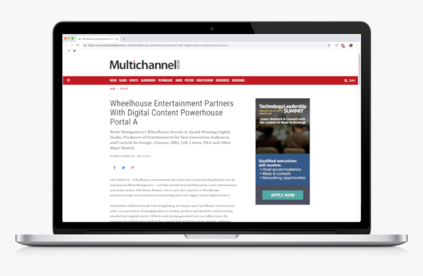 Pa Multichannel Wh - Laptop, HD Png Download, Free Download