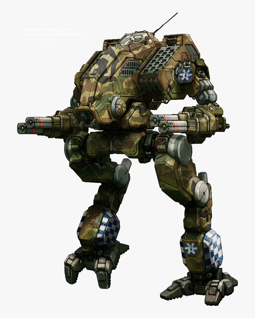 Clan Vulture/mad Dog 65ton Omnimech Prime Config - Mechwarrior Mad Dog, HD Png Download, Free Download