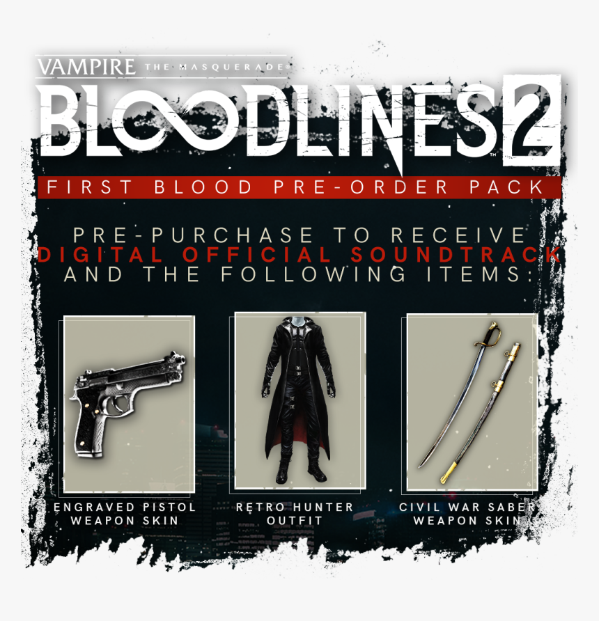 Vampire The Masquerade Bloodlines 2 Special Edition, HD Png Download, Free Download