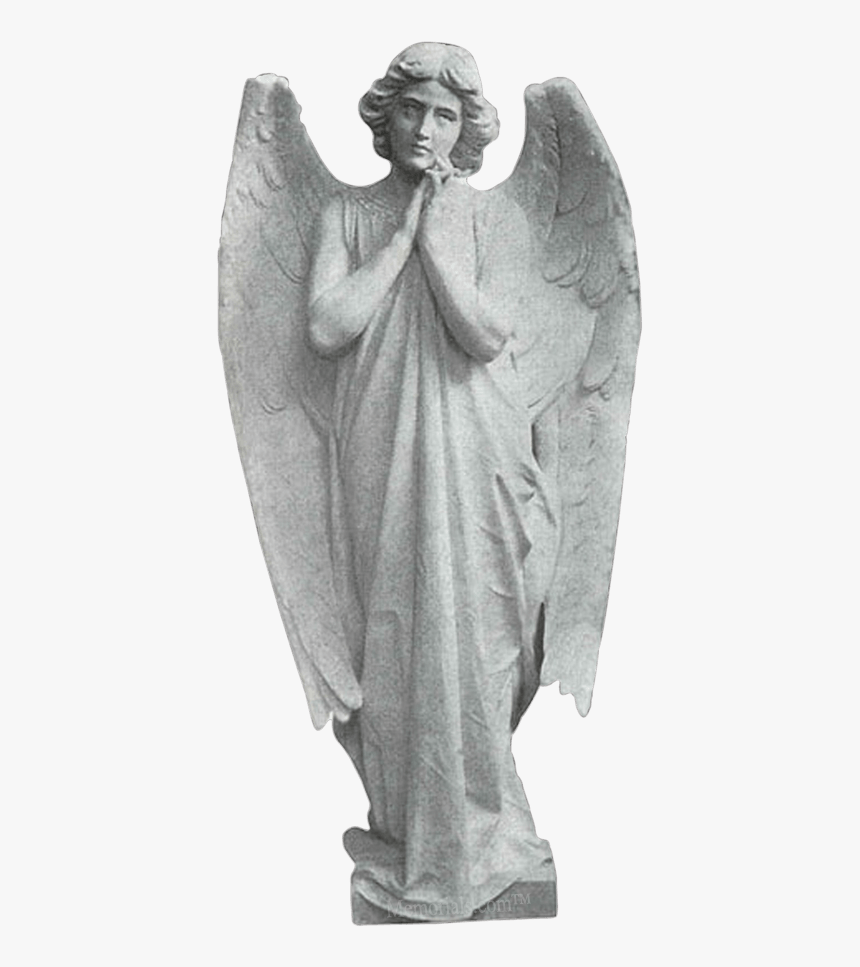 Adoring Angel Granite Statue - Angel Marble Statues Png, Transparent Png, Free Download