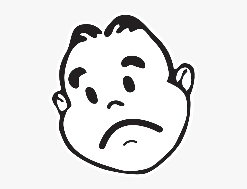 The Sad Face Of The Glum Guy Hd Png Download Kindpng