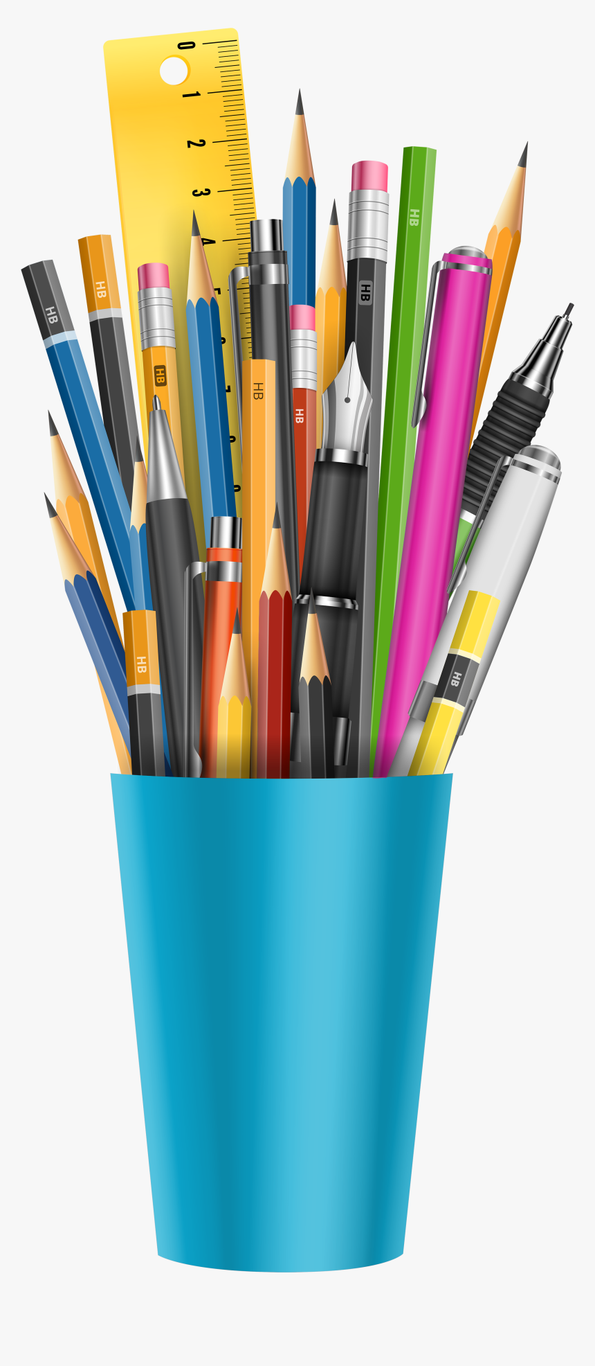 Pencil,office Supplies,writing Case,pen - Pen And Pencil Png, Transparent Png, Free Download