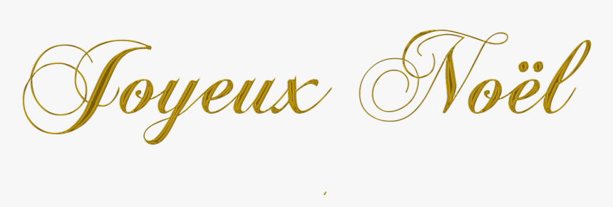 Joyeux Noël Golden Text - Accessories, HD Png Download, Free Download