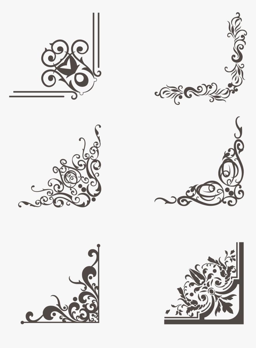Border Greeting Card Brown Lace Png And Vector - Wedding Invitation Card Design Png, Transparent Png, Free Download