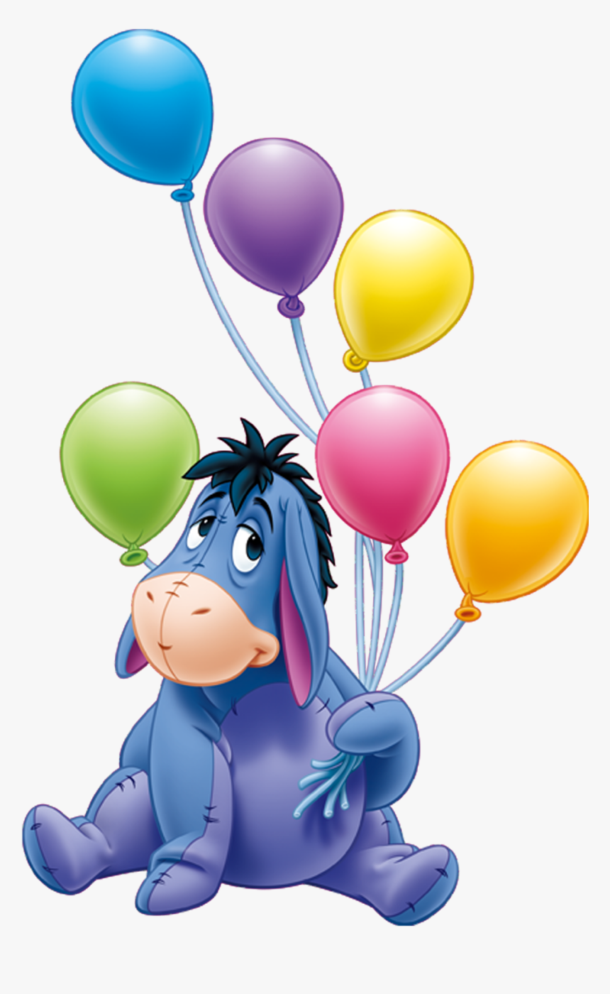 Pooh Cartoon Png Image Transparent - Eeyore Happy Birthday, Png Download, Free Download