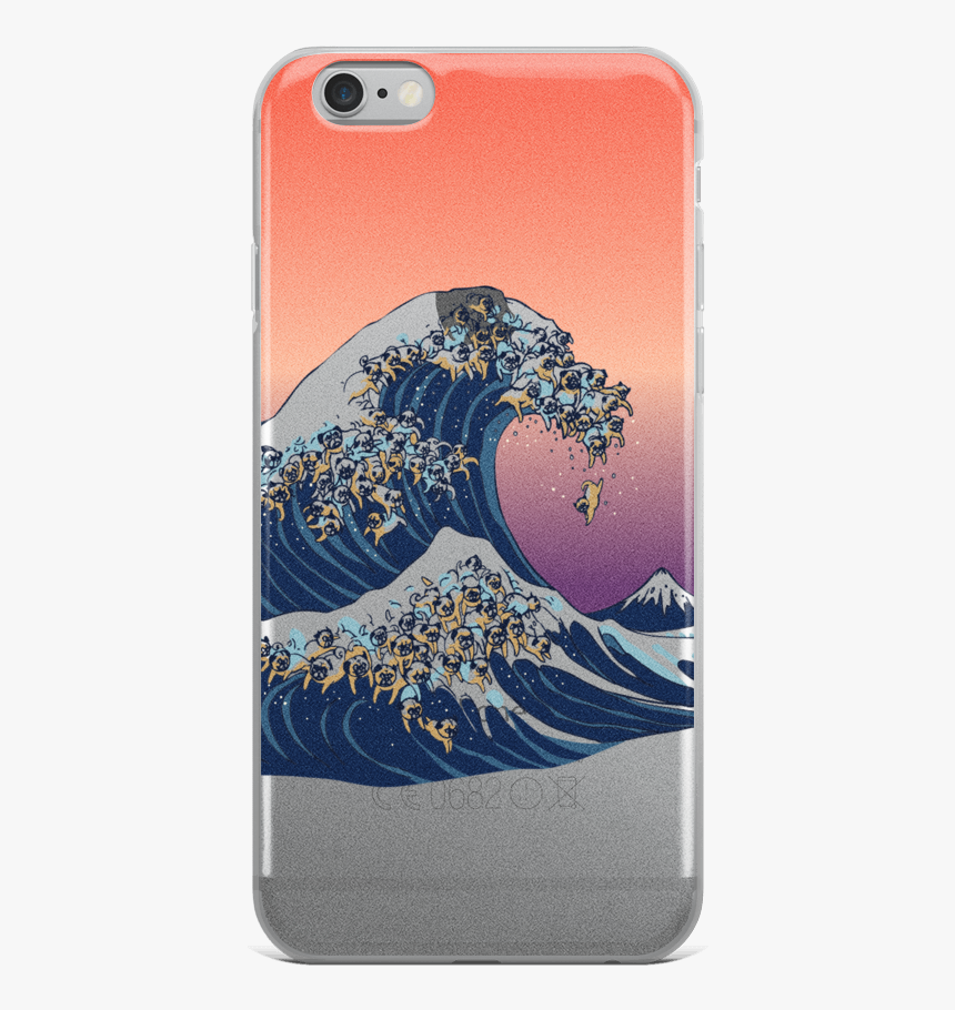 Great Wave Off Kanagawa Pugs, HD Png Download, Free Download