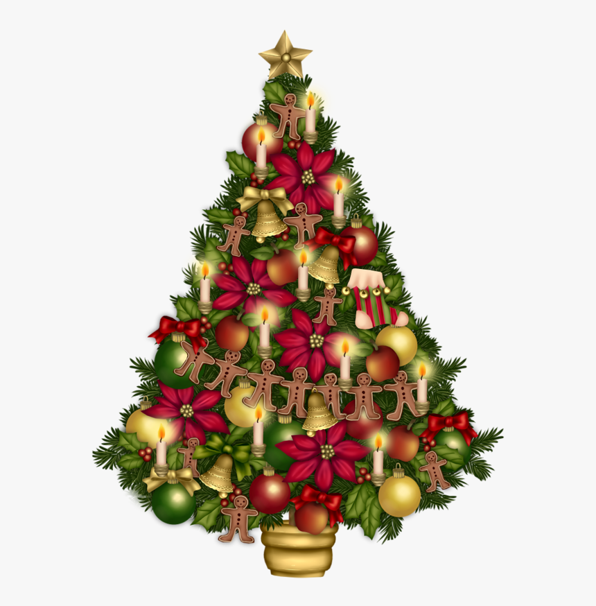 Christmas Tree Clipart Transparent Background - Christmas Tree, HD Png Download, Free Download
