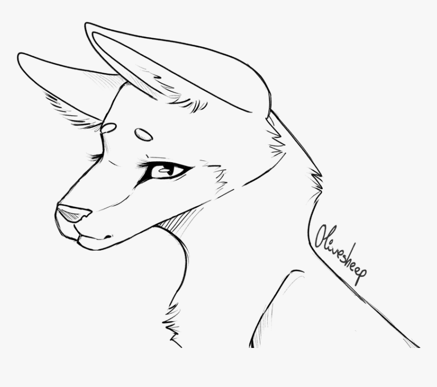 Sheep Head Lineart - Line Art, HD Png Download, Free Download