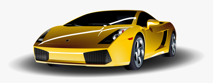 Car Clipart Lamborghini Gallardo - Red Lamborghini, HD Png Download, Free Download