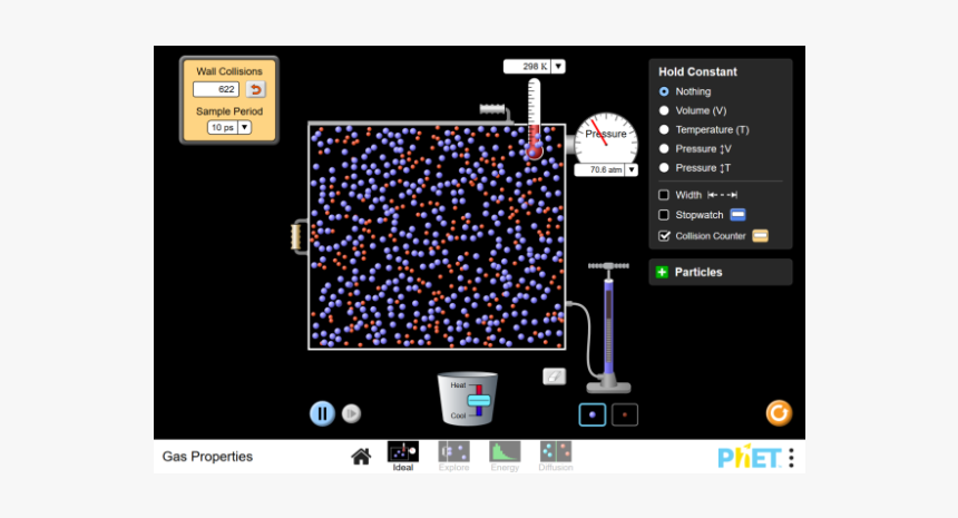 Gas Particles Simulation, HD Png Download, Free Download