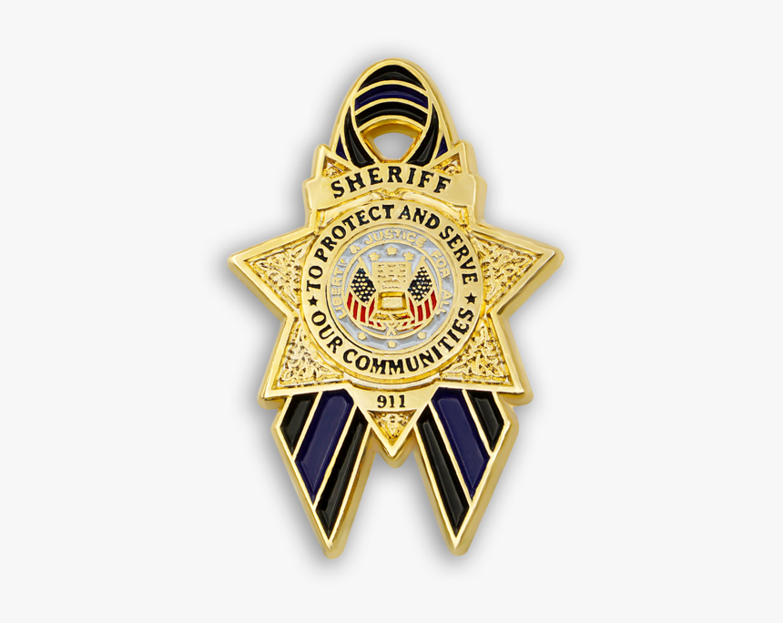 Custom Sheriff "blue Lives Matter - Emblem, HD Png Download, Free Download